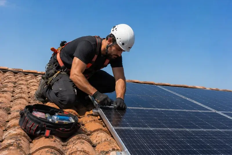 Maintenance et monitoring de panneaux solaires à Fors