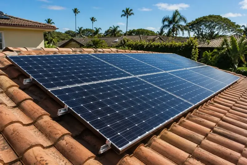 Installation de panneaux solaires à Fors